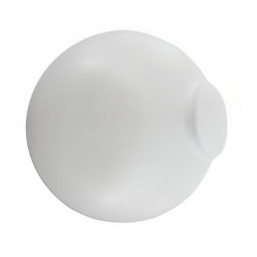 EMBOUT BOULE X 2 D28 - BLANC