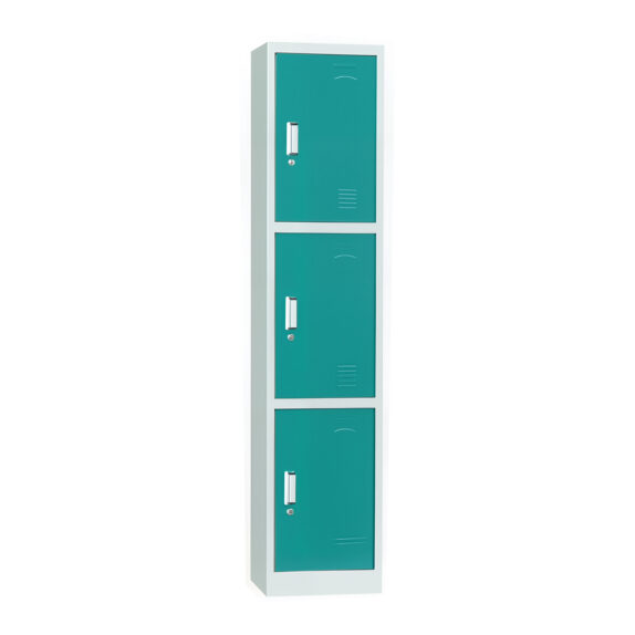 ARMOIRE METAL  3P JAUNE.