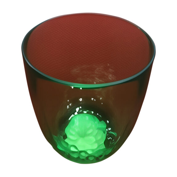 VERRE COLORE VERT