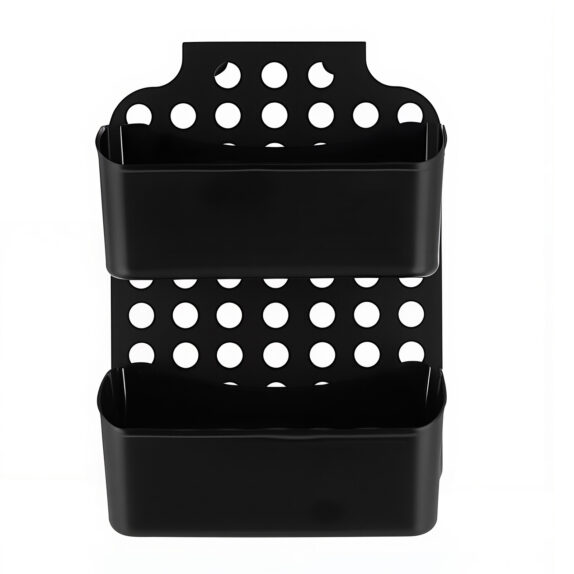 SERVITEUR DOUCHE 2 PANIER NOIR