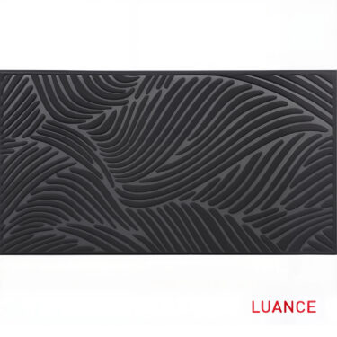 TAPIS VAGUE 43,5X75CM NOIR