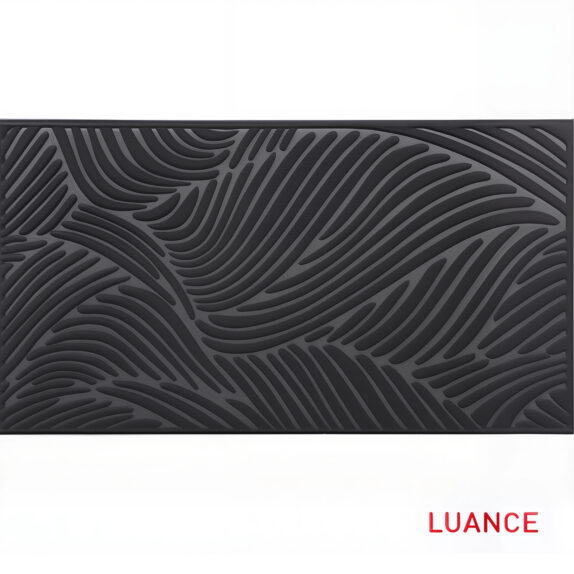 TAPIS VAGUE 43,5X75CM NOIR
