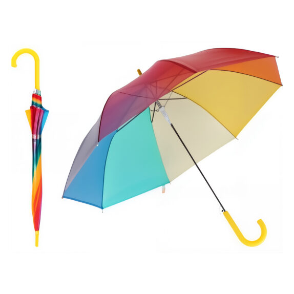 PARAPLUIE DIA 98CM ARC-EN-CIEL