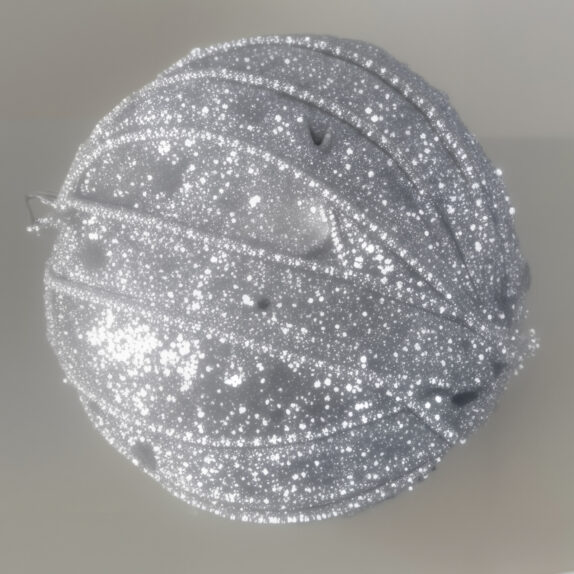 BOITE DE 4 BOULES Ø8 ARGENT
