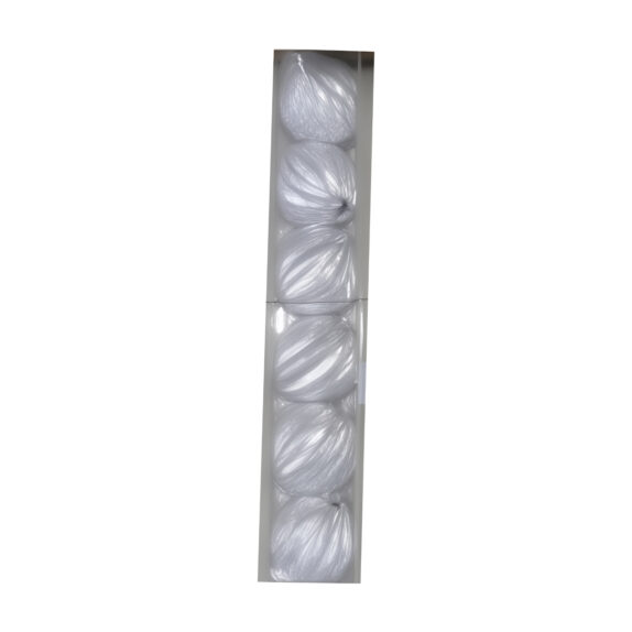 BOITE DE 6 BOULES Ø6 ARGENT