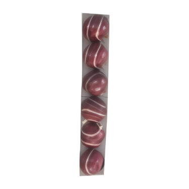 BOITE DE 6 BOULES Ø6 ROUGE
