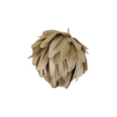 SET DE 2 BOULES FLEURS OR