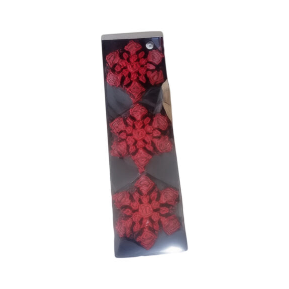 BOITE 9 FLOCONS ROUGE