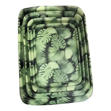 PLATEAU FEUILLES 38X27