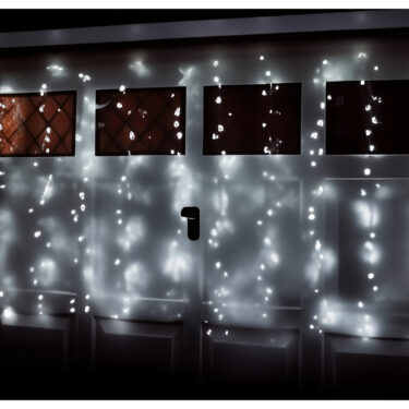RIDEAU SOLAIRE 400 LED BLANCHE