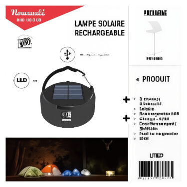 LAMPE SOLAIRE NOMADE M6