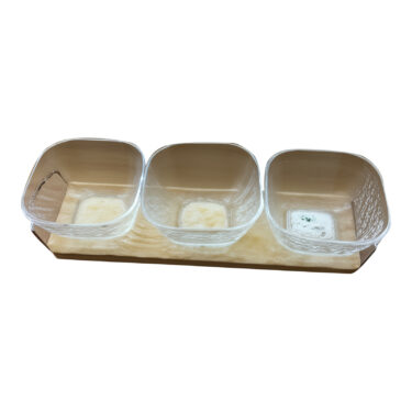 SET DE 3 RAMEQUINS FRUITS