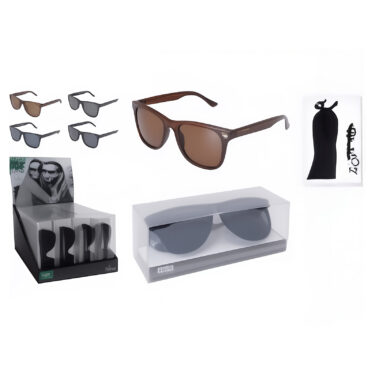 LUNETTES DE SOLEIL UNISEX 4ASS