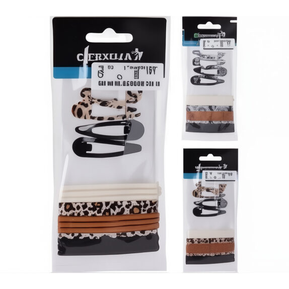 BARRETTE S/4 12ELASTIQUES 2ASS