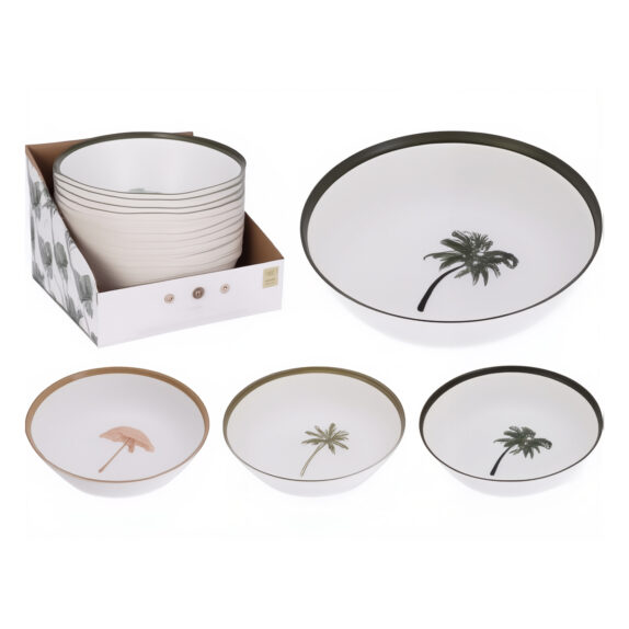 BOL MELAMINE 20X5CM - 3 ASS