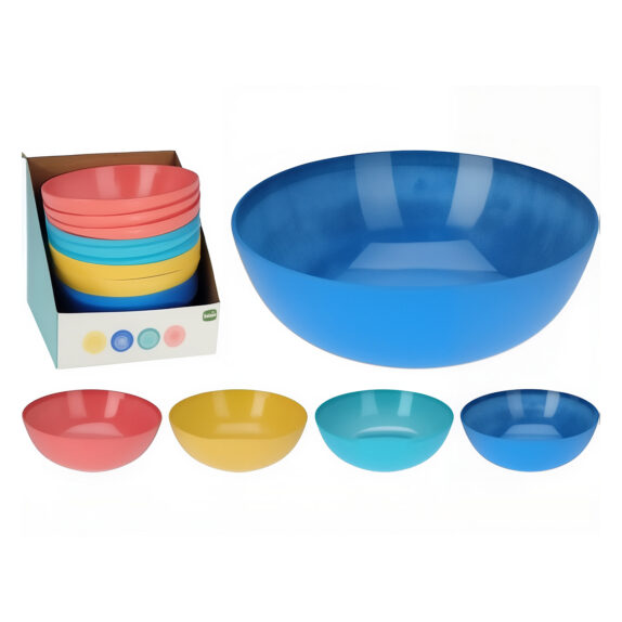 SALADIER MELAMINE 22X7CM 4ASS