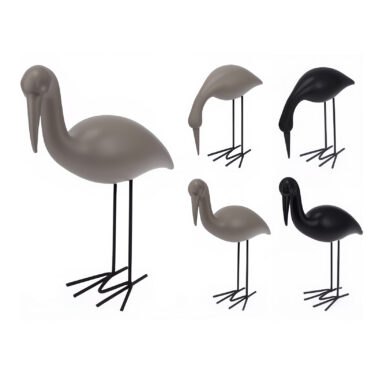 OISEAU PATTES MÉTAL 25CM 4ASS