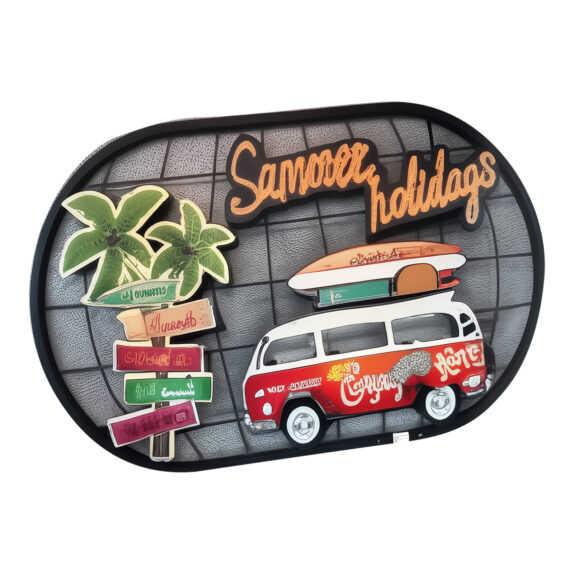 DECORATION METAL VAN