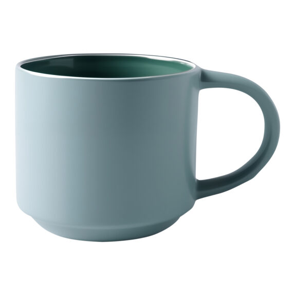 MUG VERT GRIS 396ML
