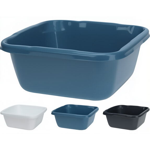 BASSINE CARRE PP 14000ML 3ASS